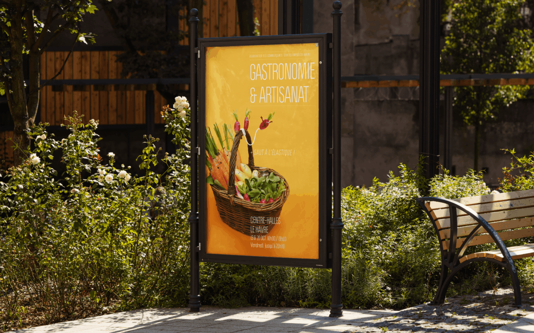 Association des Commerçants du Havre : Création d’une affiche pour dynamiser les commerces en centre-ville