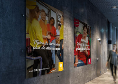 Réseau Astuce : Campagne publicitaire pour les services de transport en commun à Rouen
