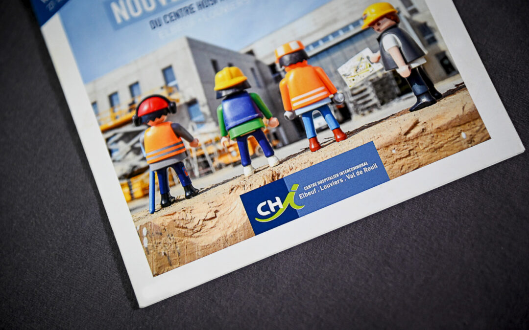CHI ELVR : Création d’un support d’invitation pour une visite de chantier à destination des partenaires institutionnels