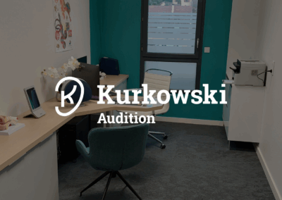 Kurkowski Audition : Identité visuelle et site web pour un audioprothésiste indépendant