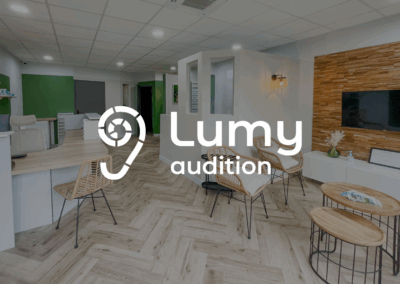 Lumy Audition : Identité visuelle apaisante pour un audioprothésiste à l’univers naturel