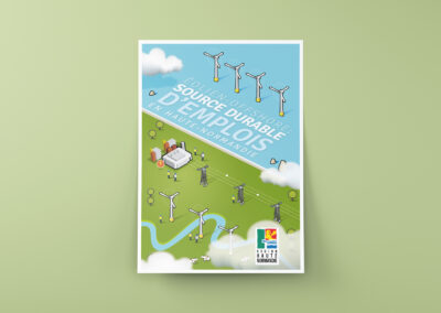 Haute-Normandie : Création d’une affiche dédiée aux métiers de l’éolien en mer